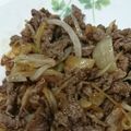 あっぴよん's cooksnap of when they made 牛肉のヨシダソース炒め.