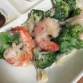 yumayumama's cooksnap of when they made エビ&ブロッコリーのガーリックマヨ炒め.
