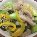 カーレジ's cooksnap of when they made 豚トロと野菜のあっさり塩炒め.