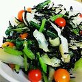 ユーロン's cooksnap of when they made 鉄分たっぷり小松菜とひじきのコーンサラダ.