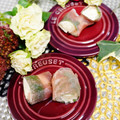 makichihua's cooksnap of when they made 簡単おつまみ❤茗荷とチーズの生ハム巻き.
