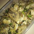 もりのりころ's cooksnap of when they made ごぼうと水菜の卵とじ.
