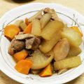 churu's cooksnap of when they made 鶏肉と大根の煮物.