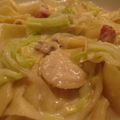 りりけん's cooksnap of when they made キャベツと帆立のクリームソーススパゲティ.