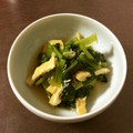 konkonかあさん's cooksnap of when they made 小松菜とあげさんのさっと煮.