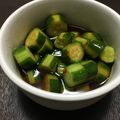 つるpigeonn's cooksnap of when they made 【作り置き】きゅうりのピリ辛めんつゆ漬け.