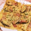 nanako0505's cooksnap of when they made 糖質オフ★キノコの油揚げピザ.