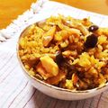 とこきち's cooksnap of when they made 包丁いらず驚き新旨♡鮭と？の炊き込みご飯.