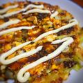 ＊・ヒロ・＊'s cooksnap of when they made 簡単☆お好み焼き風☆キャベツ大量消費.