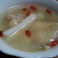 shutaro's cooksnap of when they made 台湾家庭料理♪長芋＆鶏肉のスープ♪.