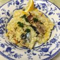 莉紅花's cooksnap of when they made 秋のパーティ♪秋刀魚のフライパンパエリア.