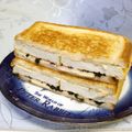 龍青空ママ's cooksnap of when they made ほんのり味噌田楽風☆厚揚げのホットサンド.