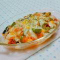 まあまま☆0403's cooksnap of when they made レトルトde旨味ＵＰ具沢山トマトソース♪.