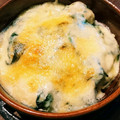 Meguminomy's cooksnap of when they made 牡蠣とほうれん草のグラタン.
