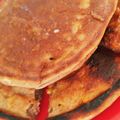 ﾃｸﾏｸﾏﾔｺﾝ's cooksnap of when they made 米粉のもちもちヨーグルトパンケーキ.