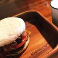 ももいろふらみんご's cooksnap of when they made イングリッシュマフィンでハンバーガー☆.
