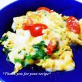 keiO3's cooksnap of when they made 細切りモッツァレラチーズ入りトロトロ卵.