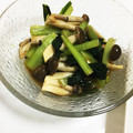 あいずみん's cooksnap of when they made 小松菜ときのこの☆からしポン酢和え.