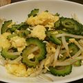 chaco706's cooksnap of when they made 苦くないゴーヤと玉子のシンプルうま炒め.