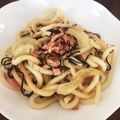 11:11ss's cooksnap of when they made 塩こんぶで簡単ランチ♪ベーこん焼うどん.