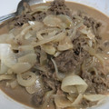 鯖の味噌煮's cooksnap of when they made 簡単ビーフストロガノフ風.