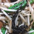 ふぁんたにゃん's cooksnap of when they made もやしの胡麻海苔酢あえ.