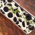 ma●co's cooksnap of when they made チョコ&オレオチーズケーキ.