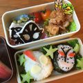 noraneco55's cooksnap of when they made 三面怪人ダダ弁当（幼児キャラ弁）.