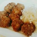 クックMLNKPY☆'s cooksnap of when they made ソース不要＊揚げない一口とんかつ甘辛味.
