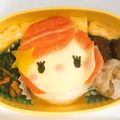 s菜の花2's cooksnap of when they made 簡単❤ツムツムアリエル❤キャラ弁.