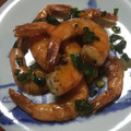 クックJYXHS5☆'s cooksnap of when they made 海老の美味しいネギ炒め.
