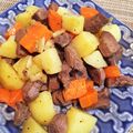 Ｍａｙｕｍｉ１８'s cooksnap of when they made 牛タンとじゃがいも人参のアヒージョ♪.