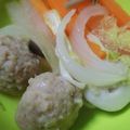 purecocoa妹's cooksnap of when they made 幼児もパクパク☆肉団子スープ.