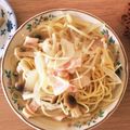 ラムネ。's cooksnap of when they made 簡単♡きのこのスープパスタ★.