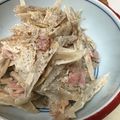 SYKママ's cooksnap of when they made ごぼうとベーコンのサラダ.