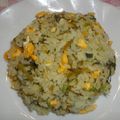 sakuni's cooksnap of when they made ヘルシー！高菜の炒飯風混ぜご飯！.
