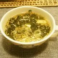 あきみの☆'s cooksnap of when they made “焼き肉屋さんの”わかめスープ.