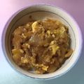 K0A9O0R8U♪'s cooksnap of when they made ✤簡単！１人ランチにたぬき丼✤.