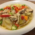 クックFA1OPC☆'s cooksnap of when they made 野菜たっぷりのスープスパゲティ♪.