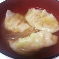 やっちゃ～～ん's cooksnap of when they made ポン酢スープで☆海老の水餃子.