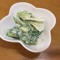 おかわりちょうだい♪'s cooksnap of when they made 簡単小鉢♪セロリのシーザーサラダ風.