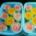 まきのこ1974's cooksnap of when they made 華やか♪桃の花ゼリー☆ヨーグルトムース.
