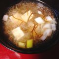 yesmama's cooksnap of when they made もずくと豆腐のお味噌汁。.