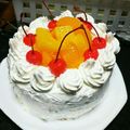 クックPUWX1R☆'s cooksnap of when they made デコレーションケーキ（さくらんぼ他）.