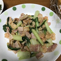 ＊うみぼー＊'s cooksnap of when they made 体菜（タイナ）とえびの塩炒め.