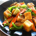 NovaSaSa's cooksnap of when they made 高野豆腐と野菜の中華風炒め.