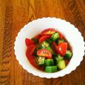 greentmt's cooksnap of when they made オクラとトマトの酢の物サラダ.