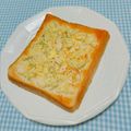 まあまま☆0403's cooksnap of when they made じゃことアーモンドのトースト.