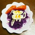 みみりん♪♪'s cooksnap of when they made すぐ出来る！紫芋でポテトサラダ.