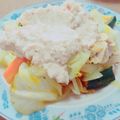 あゆてぃーに's cooksnap of when they made 蒸し鶏の豆腐ドレッシング.